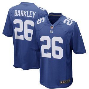 Men’S New York Giants Saquon Barkley Nike Royal Game Player Jersey